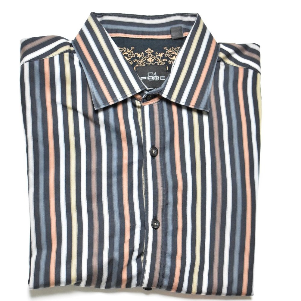 PARC 81 European Fabric Men's Stripe Shirt